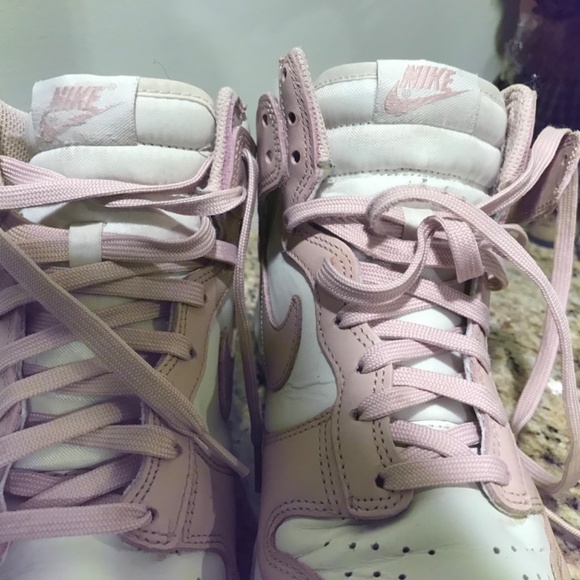 Nike Pink Dunk Hightop sneakers - Picture 7 of 16